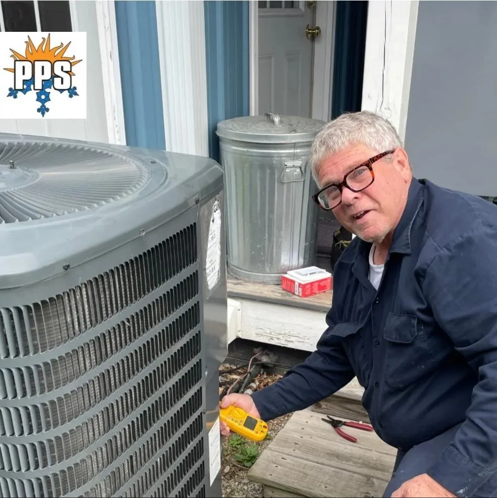 Electrical diagnostic during a Clayton, IN pre-purchase HVAC inspection