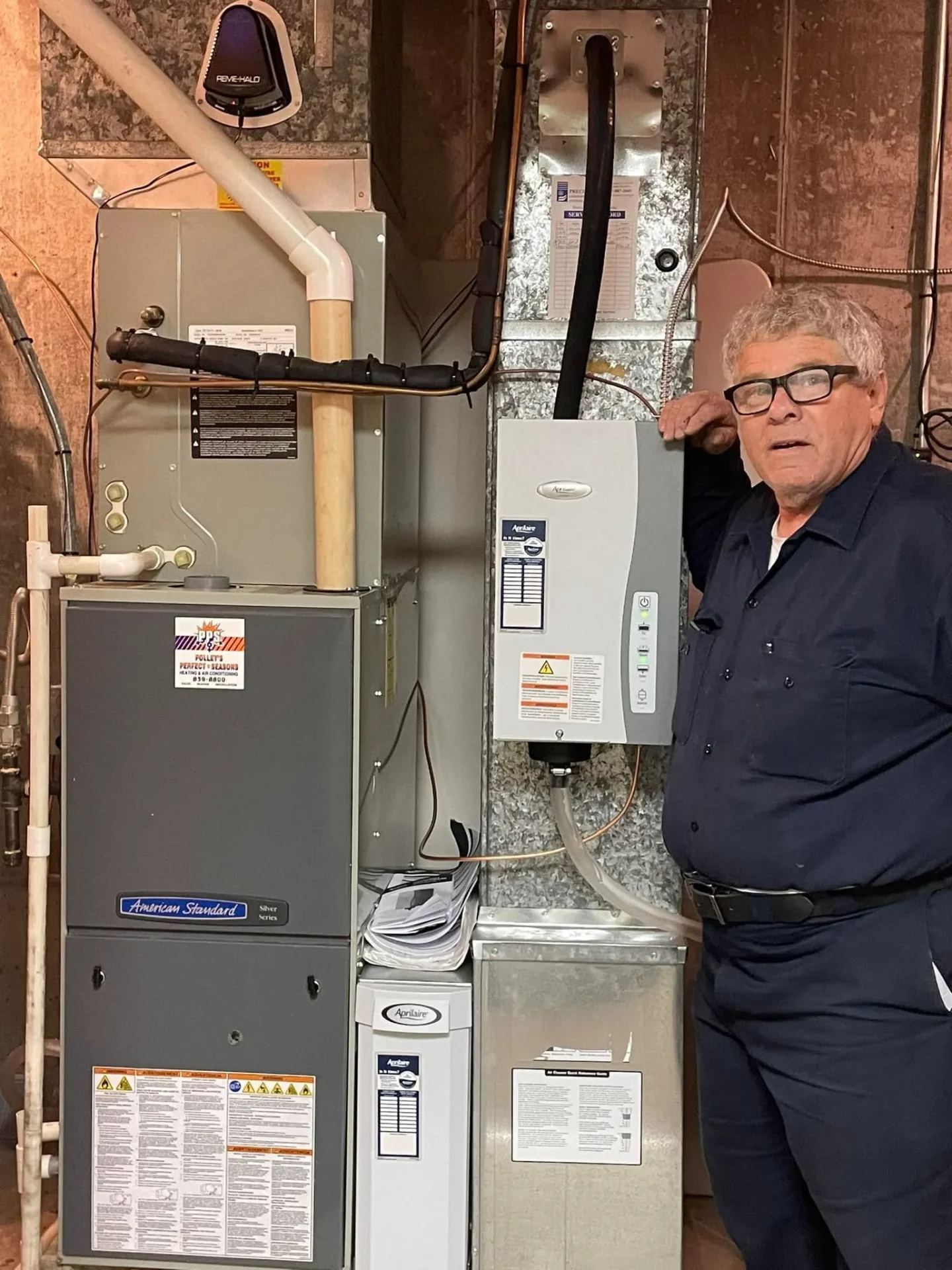 American Standard furnace tune-up at a Plainfield, IN home